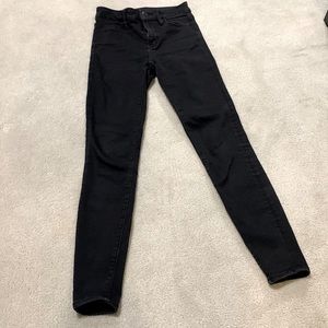 High rise black jeans - American Eagle size 0
